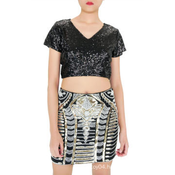 Mini Boutique Sequin Skirt